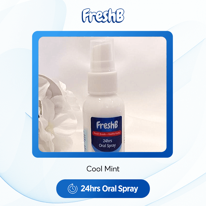 FreshB Fresh Breath + Healthy Gums 24hrs Oral Spray (Coconut Infused)